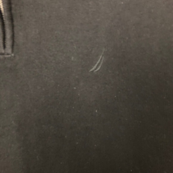 Nautica men’s black knit sweater Half zip XL - Picture 5 of 7